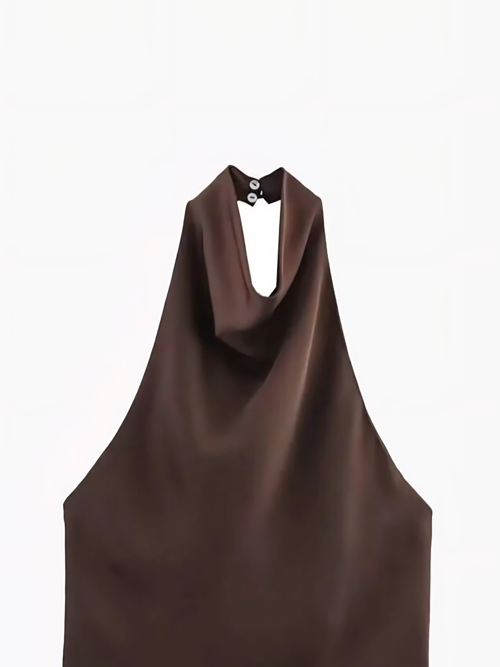 Soera Size Large Brown Halter Top